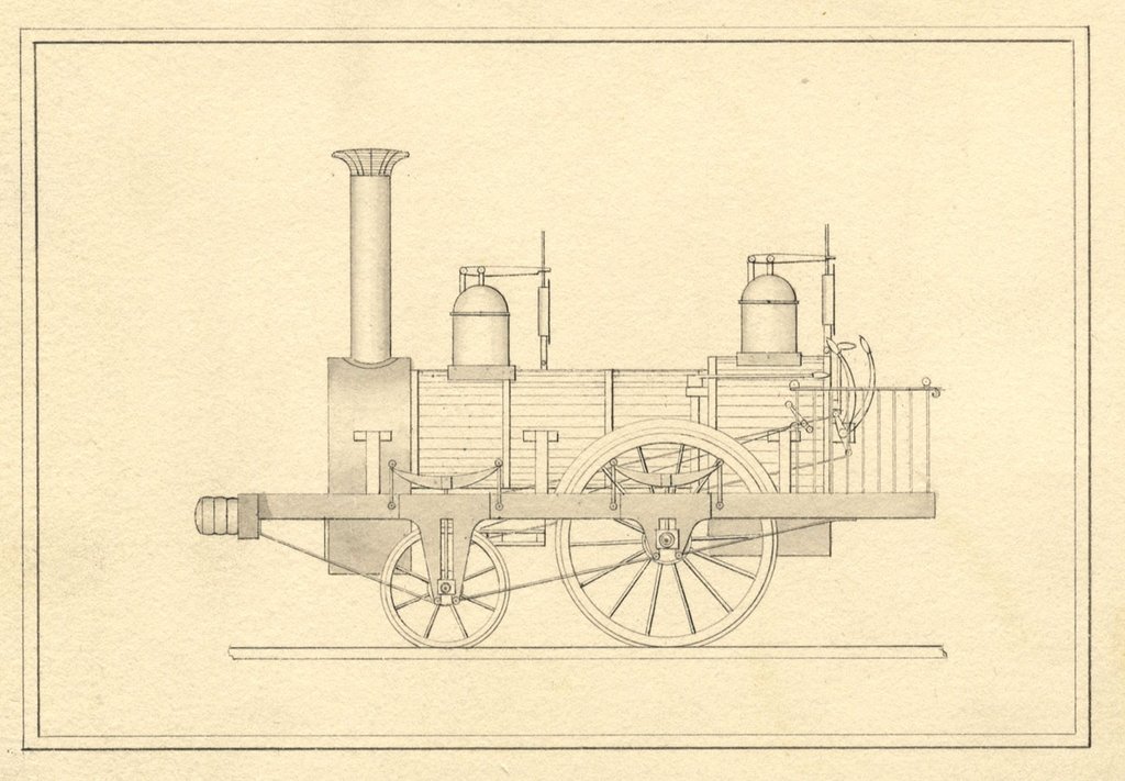 1024x711 steam locomotive - Steam Locomotive Drawings