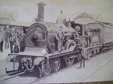375x281 steam locomotive - Steam Locomotive Drawings