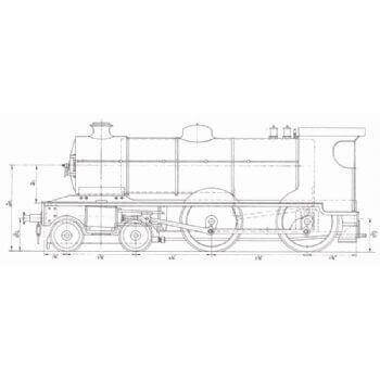 350x350 gnr v class steam locomotive eagle - Steam Locomotive Drawings
