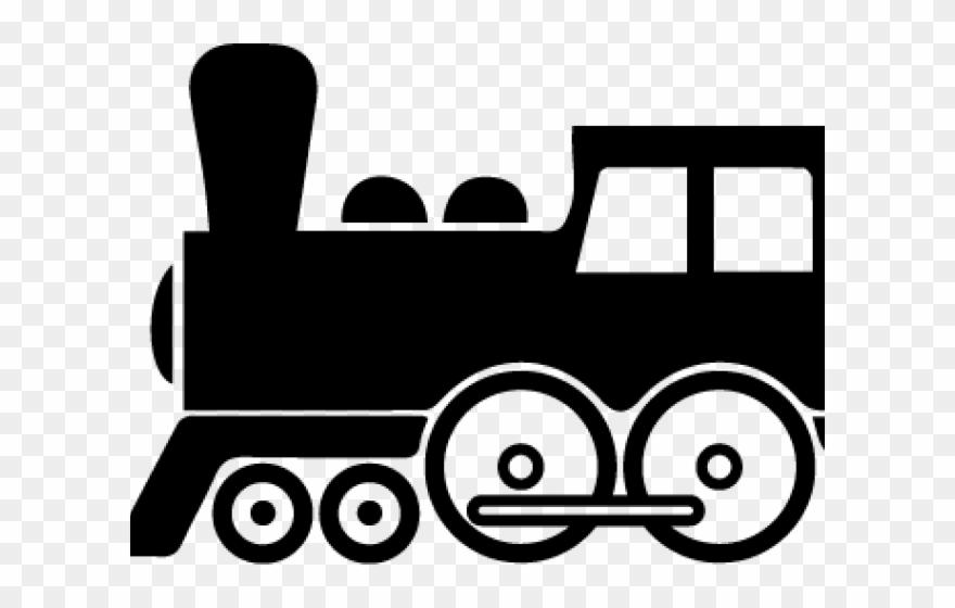 880x560 Train Engine Clipart - Steam Train Drawing Side View