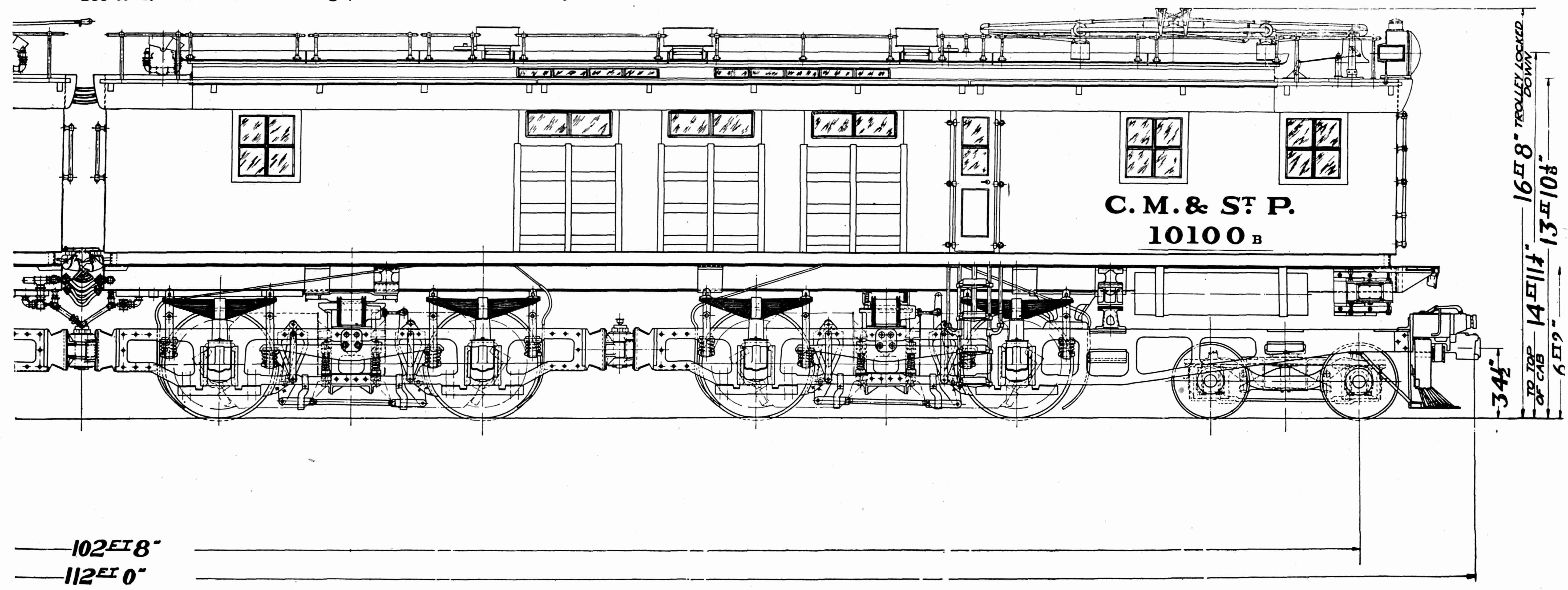 5884x2215 Filemilw Ef Sideview - Steam Train Drawing Side View