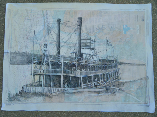 600x450 steamboat drawing - Steamboat Drawing