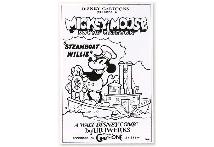 680x468 drawing and admiring mickey mouse leonard maltin's movie crazy - Steamboat Willie Drawing