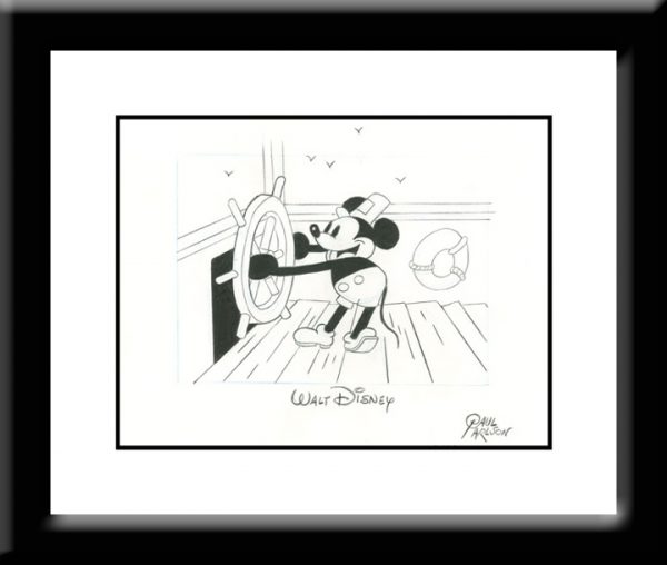 600x508 mickey as steamboat willie - Steamboat Willie Drawing