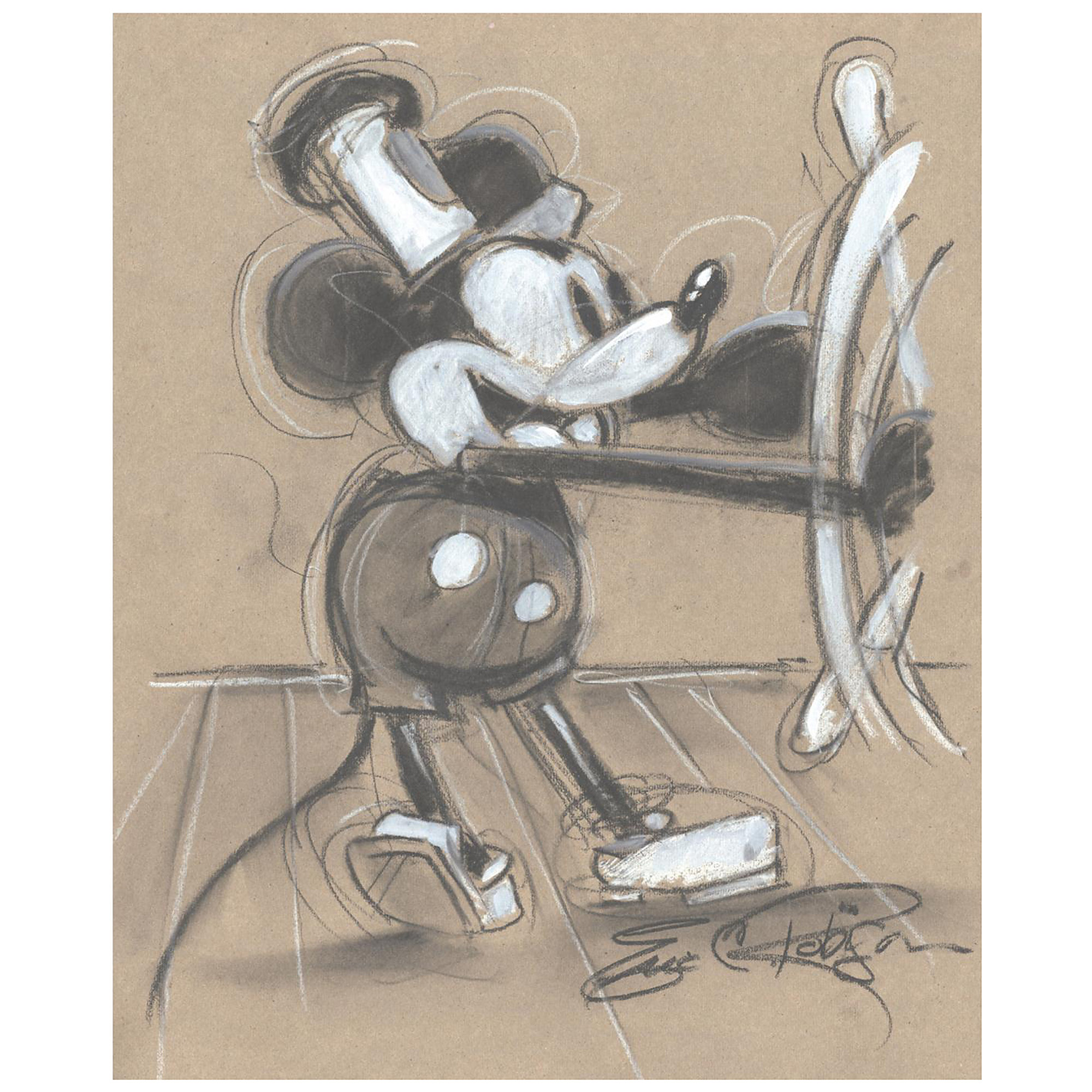 2000x2000 mickey mouse ''steamboat willie'' - Steamboat Willie Drawing