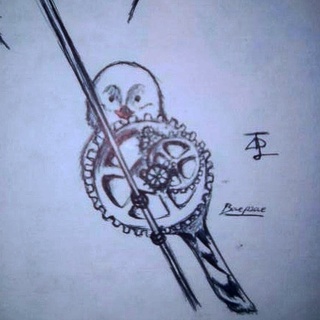 320x320 Steampunk Bird - Steampunk Bird Drawing