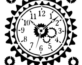 340x270 Steampunk Clock Etsy - Steampunk Clock Drawing