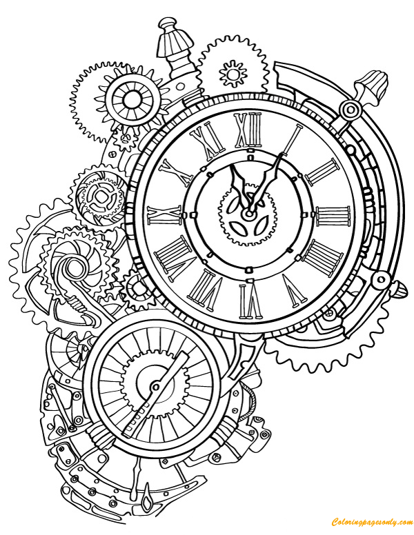600x776 Collection Of Free Compages Clipart Steampunk Compass Download - Steampunk Compass Drawing