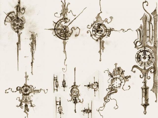 640x480 Drawn Compass Steampunk - Steampunk Compass Drawing