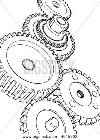 337x470 Steampunk Compass Drawing - Steampunk Compass Drawing