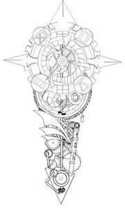 180x300 Steampunk Compass Drawings - Steampunk Compass Drawing