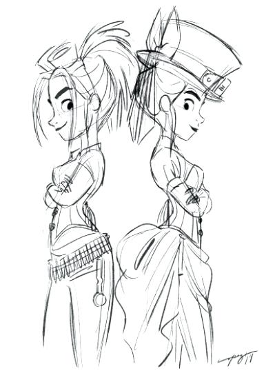 399x541 Decoration Romantic Drawing Ideas - Steampunk Drawing Ideas