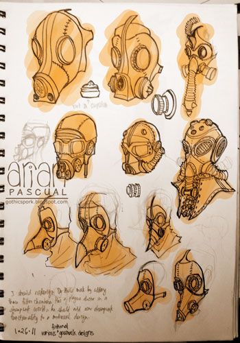 350x500 best steampunk gas mask ideas gas masks, gas mask drawing - Steampunk Drawing Ideas