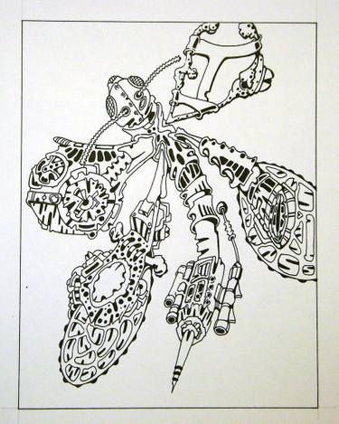 375x469 Steampunk Drawings For Sale Saatchi Art - Steampunk Drawings