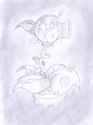 320x431 draw steampunk steps - Steampunk Gears And Cogs Drawing