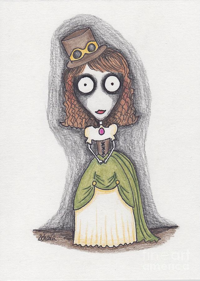 642x900 Steampunk Girl Drawing - Steampunk Girl Drawing