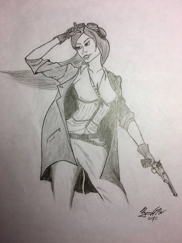 774x1033 Steampunk Girl Drawing - Steampunk Girl Drawing