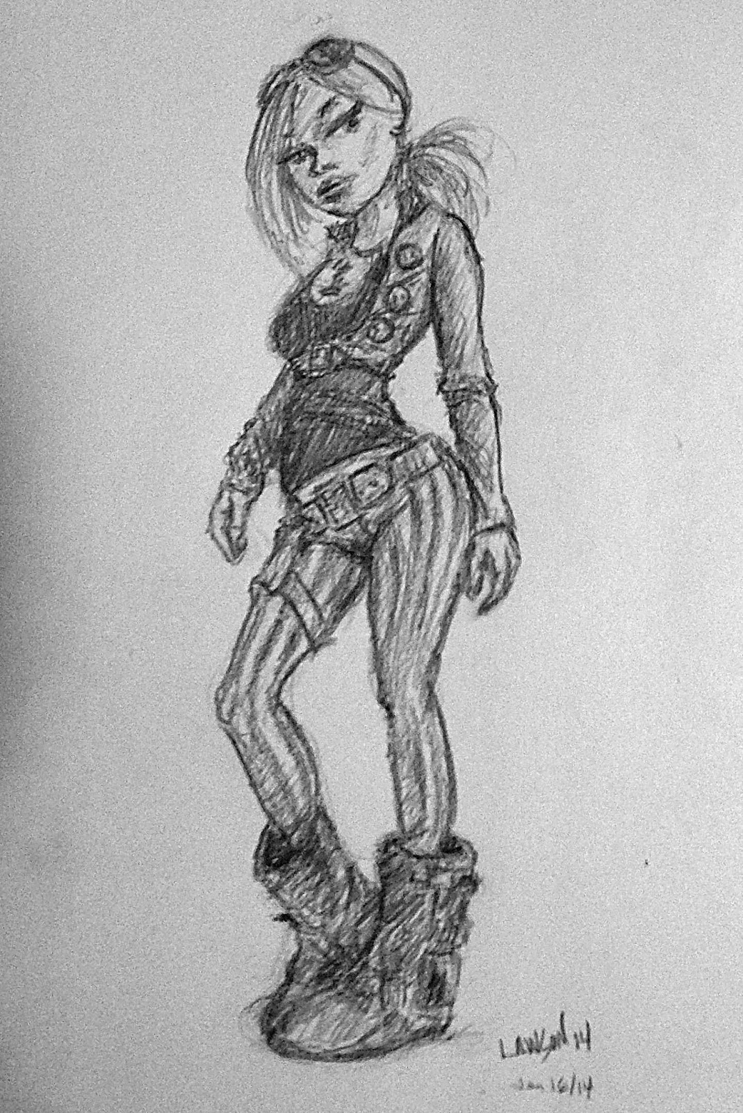 1069x1600 stephen lawson's drawing on inspiration steampunk girl - Steampunk Girl Drawing