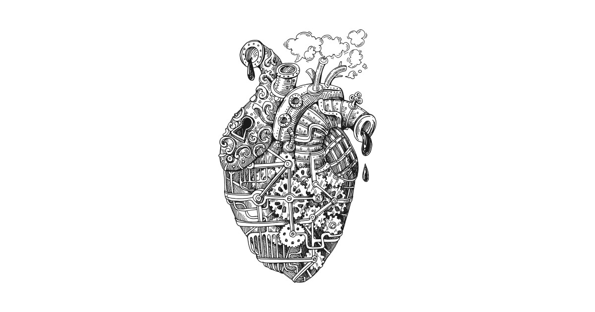 1200x630 Steampunk Heart - Steampunk Heart Drawing