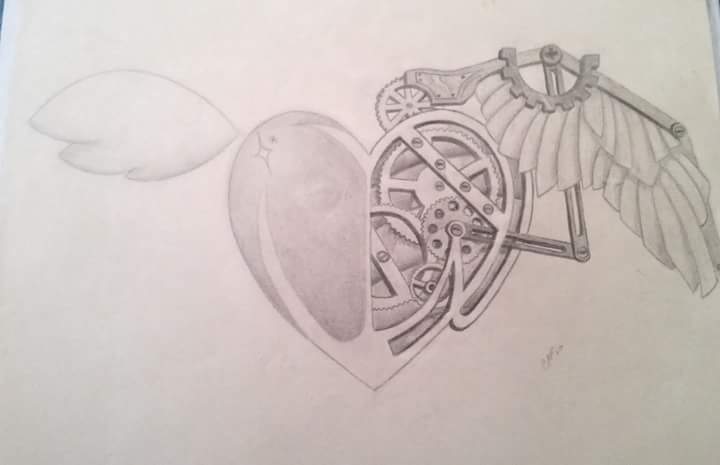 720x465 Steampunk Heart - Steampunk Heart Drawing