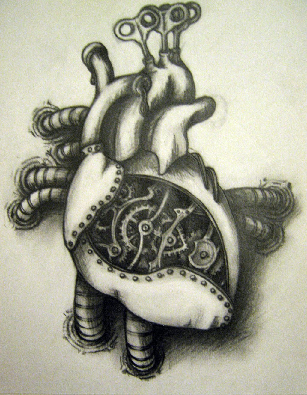 1024x1318 Steampunk Heart Line Drawing Pictures And Ideas On Meta Networks - Steampunk Heart Drawing