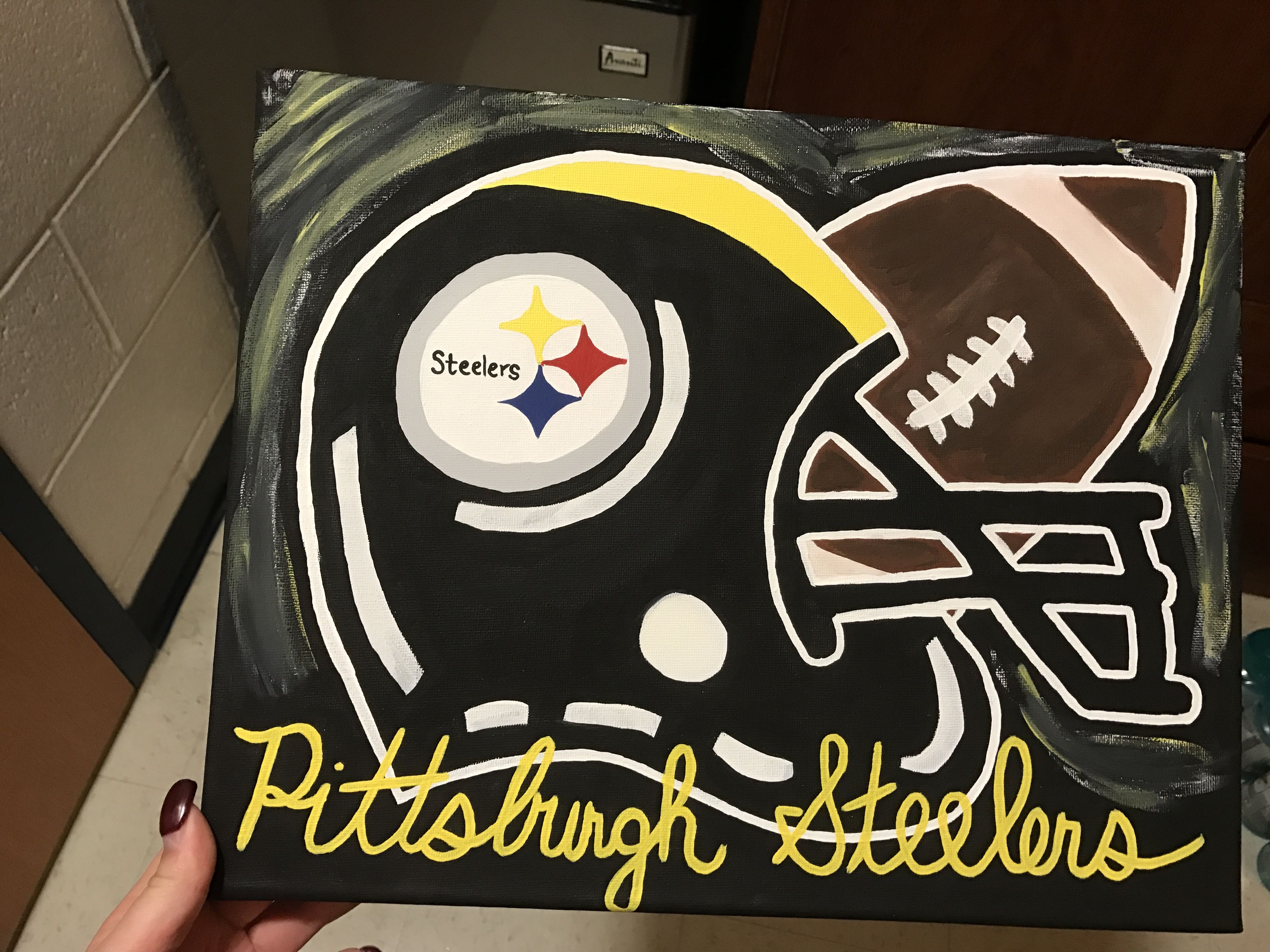 Steelers Helmet Drawing At PaintingValley.com | Explore Collection Of ...