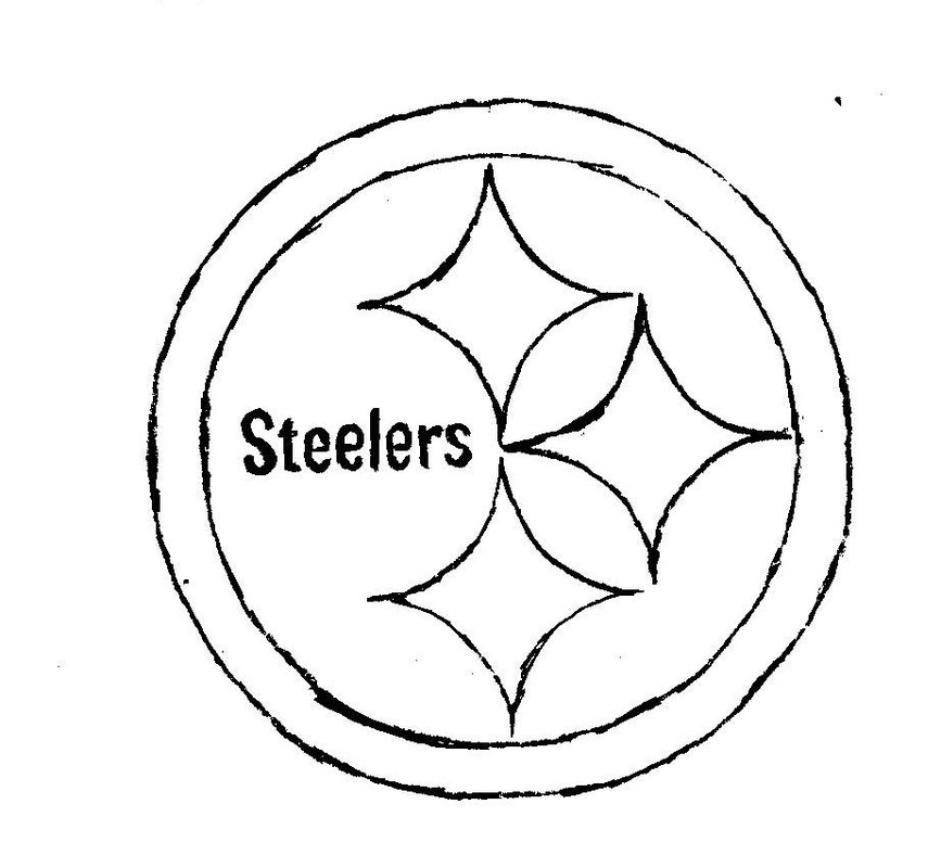 867x800 pittsburgh steelers logo - Steelers Logo Drawing