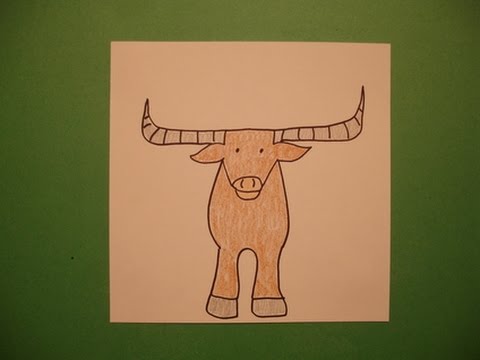 480x360 let's draw a longhorn steer! - Steer Drawing