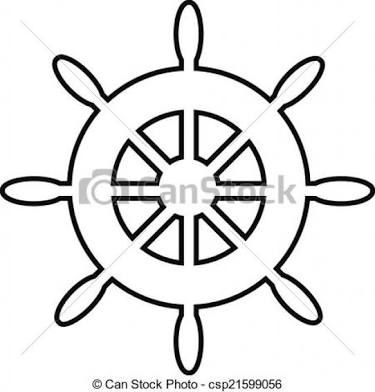 375x392 Afbeeldingsresultaat Voor Boat Steering Wheel Drawing Tekne - Steering Wheel Drawing