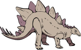 276x171 Stegosaurus Drawing - Stegosaurus Drawing
