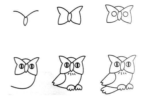 500x350 Wonderful Idea For Drawing Easy Animal Figures - Step By Step Drawing Animals