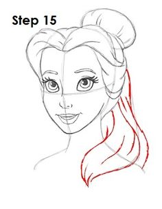 Step By Step Drawing Disney Princesses At Paintingvalley Com