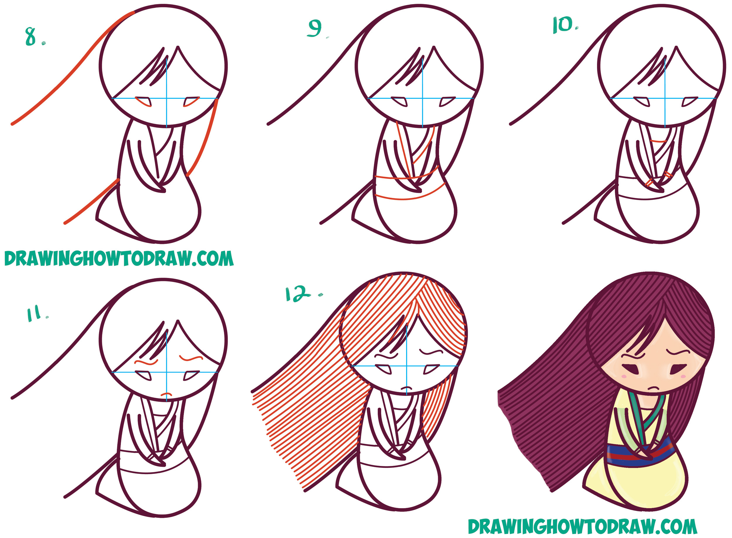 Step By Step Drawing Disney Princesses At Paintingvalley Com