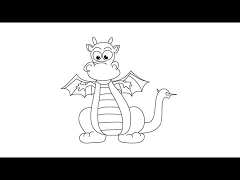480x360 How To Draw Dragons - Step By Step Drawing Dragon Art