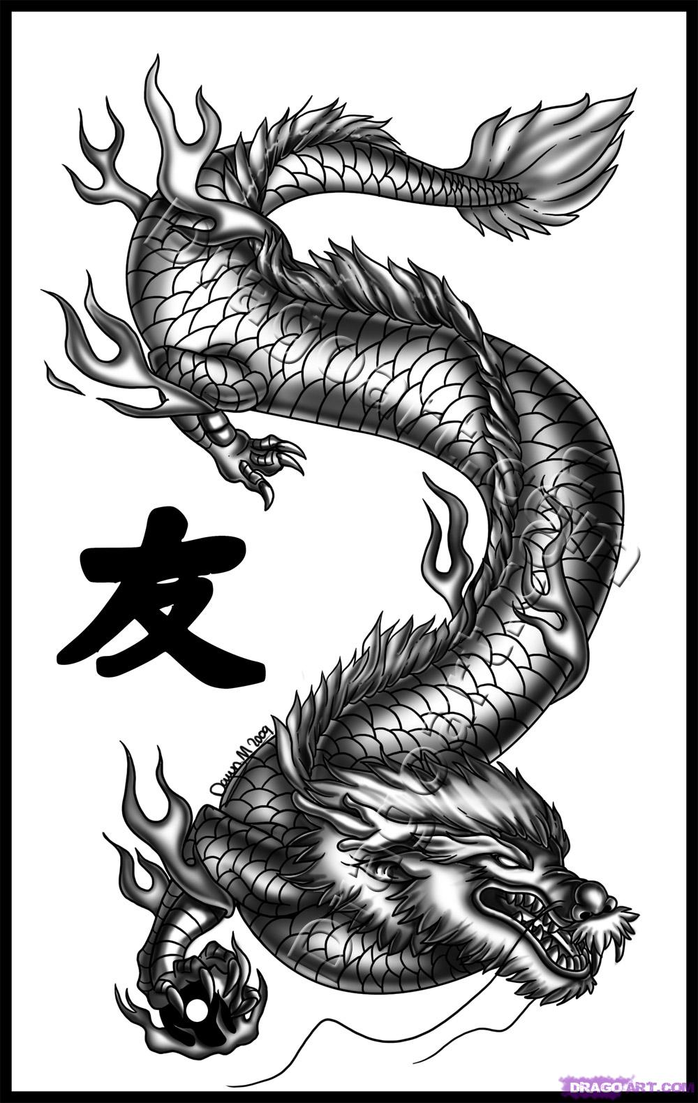 1000x1579 How To Draw Dragon Art, Step - Step By Step Drawing Dragon Art