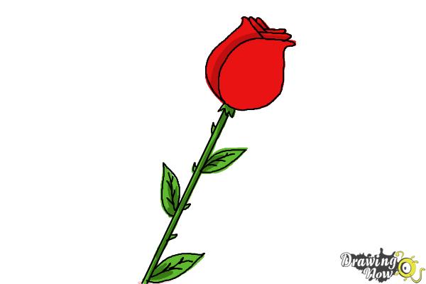 600x400 How To Draw A Rose For Kids - Step By Step Drawing Flowers For Kids