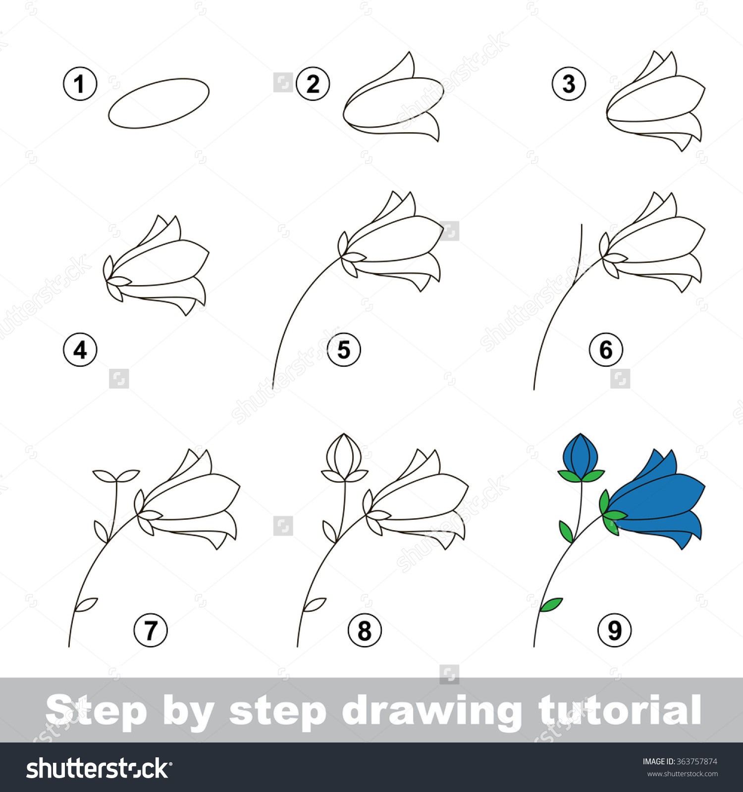 1500x1600 How To Draw Flowers Step - Step By Step Drawing Flowers For Kids