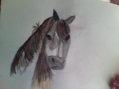 400x300 My First Drawing Of A Horse - Step By Step Drawing For 11 Year Olds
