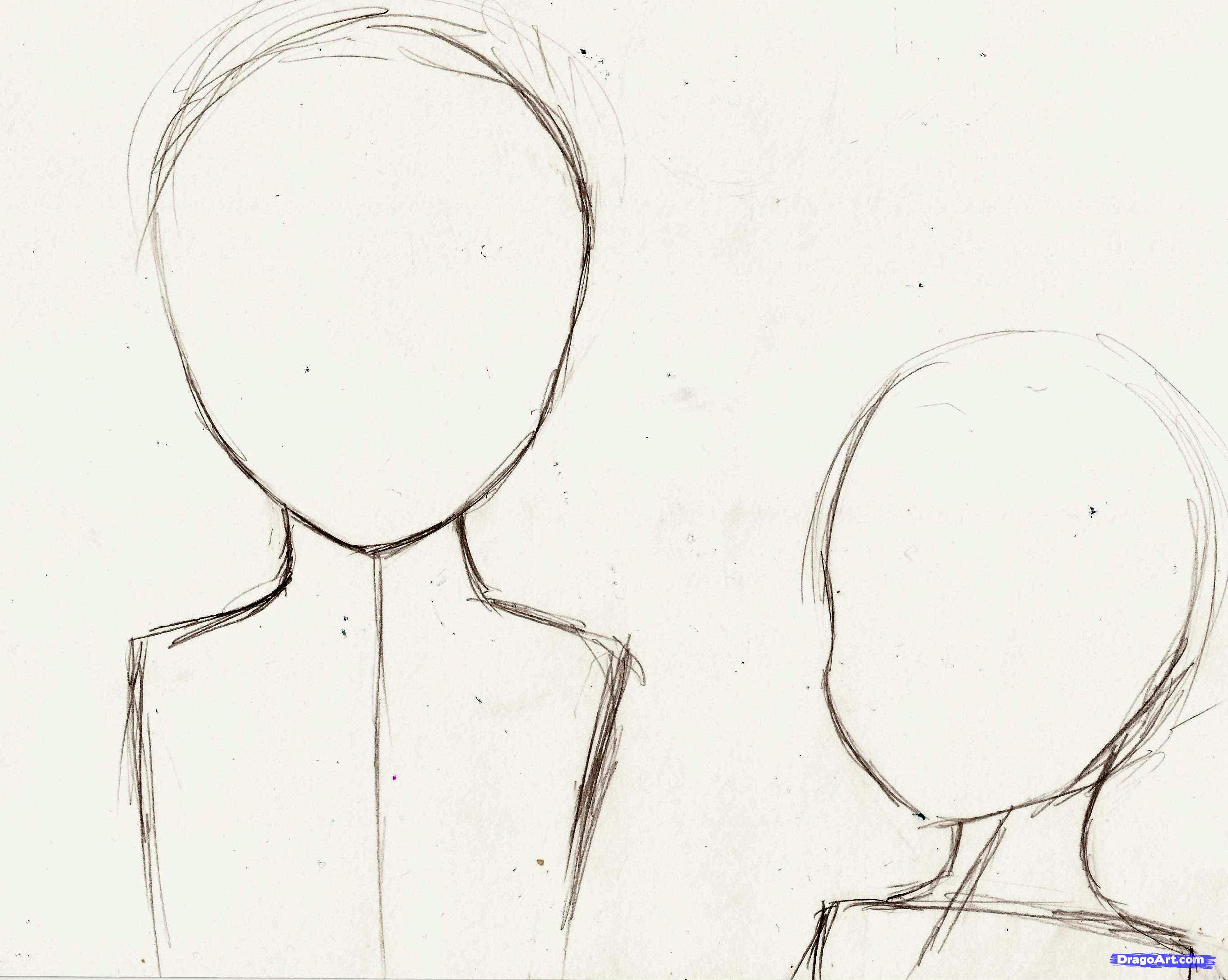 2720x2171 How To Draw Easy Girls, Step - Step By Step Girl Drawing