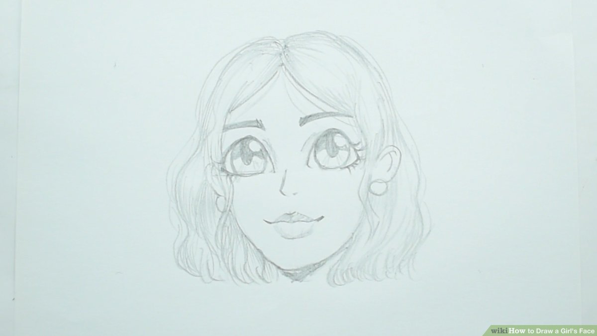 1200x675 How To Draw A Girl's Face - Step By Step Girl Drawing