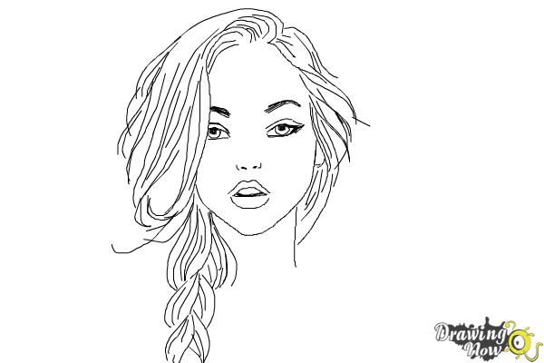 600x400 How To Draw A Pretty Girl - Step By Step Girl Drawing