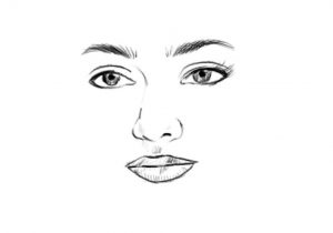 300x210 Simple Girl Sketch Step - Step By Step Girl Drawing