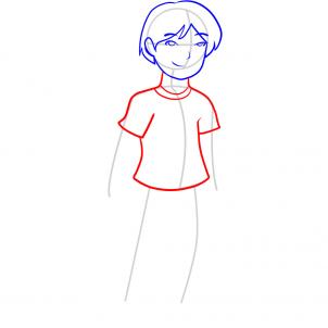 302x302 How To Draw How To Draw A Boy For Kids - Step By Step How Drawing A Person