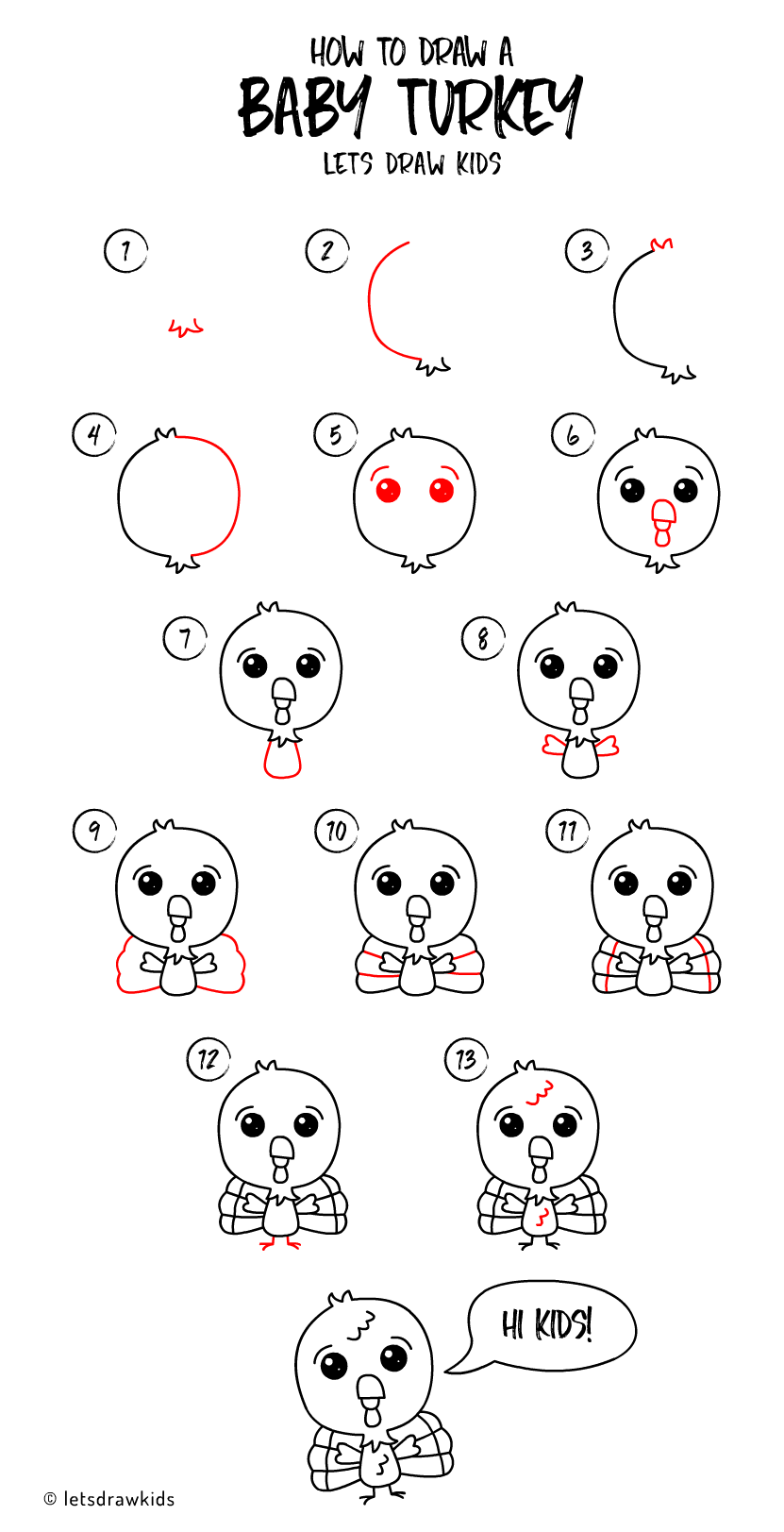 831x1623 How To Draw A Baby Turkey Easy Drawing, Step - Step By Step Turkey Drawing