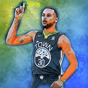 300x300 stephen curry paintings fine art america - Stephen Curry Drawing