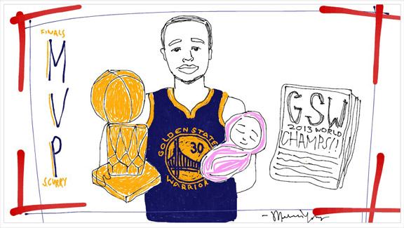 576x325 fans draw for stephen curry's daughter - Stephen Curry Drawing