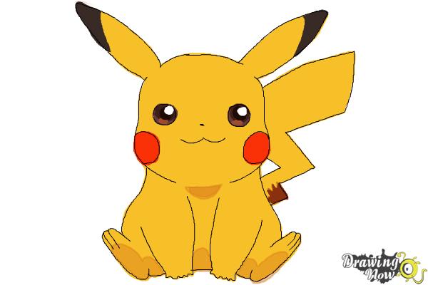 600x400 How To Draw Pikachu Easy - Steps Drawing Pikachu