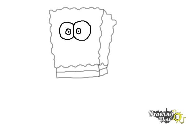 600x400 How To Draw Spongebob - Steps Drawing Spongebob