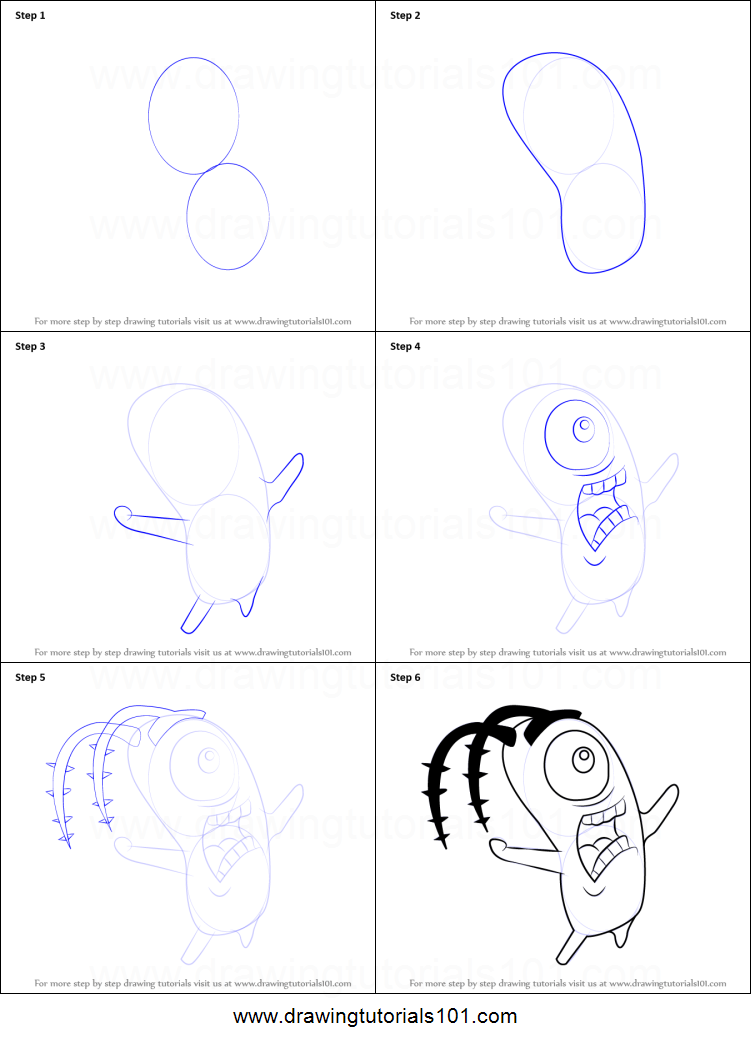 751x1044 Fish - Steps Drawing Spongebob