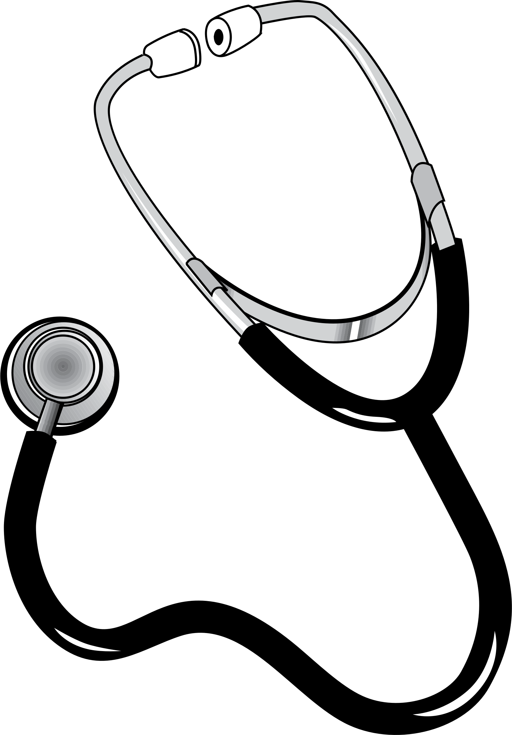 1673x2400 Stethoscope Drawing Free Download - Stethoscope Drawing
